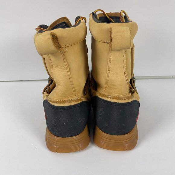 Polo Ralph Lauren Tenard Boots Men's 9.5 D Duck Boots Tan Brown Suede Leather - Picture 5 of 16